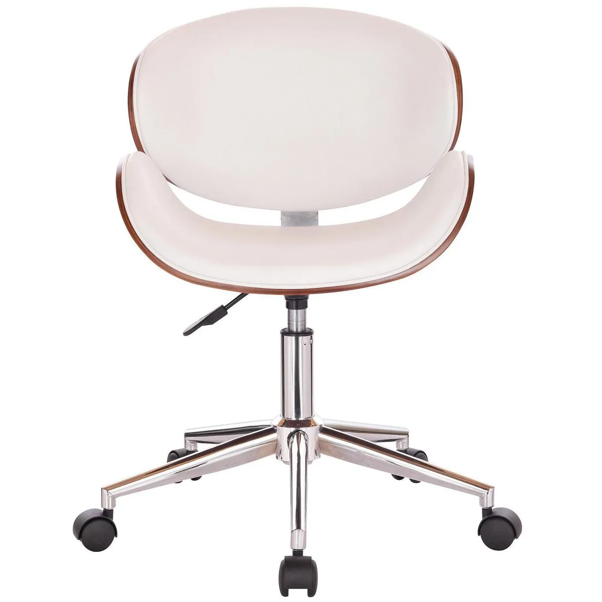 JUST HOME COLLECTION - Silla de Escritorio madera Madrid Blanco