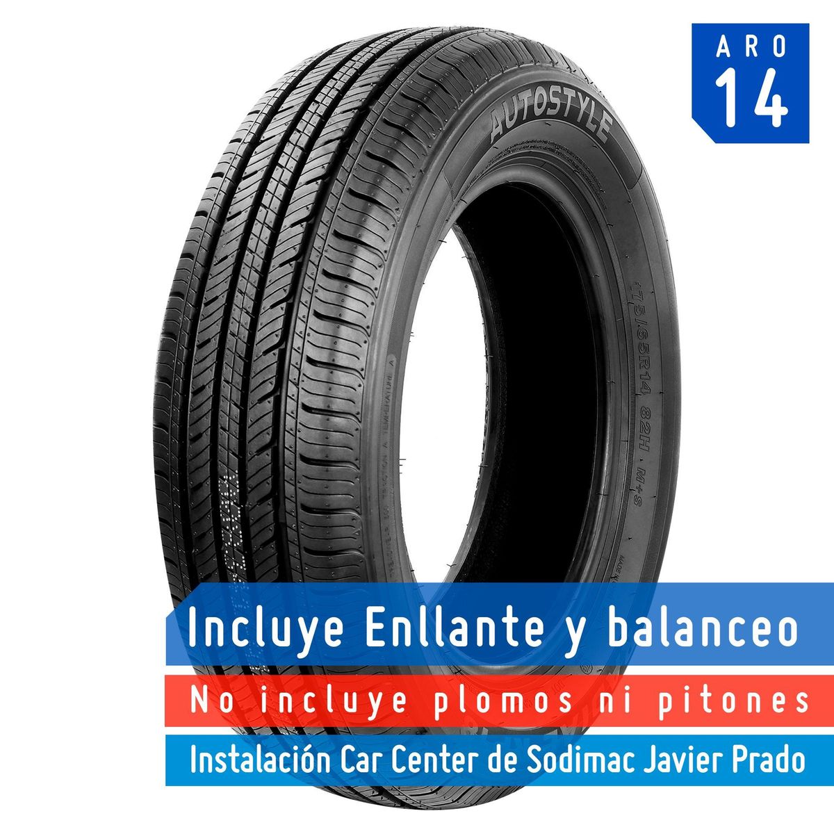 AUTOSTYLE - Llanta Autostyle 175/65R14 82H RP18