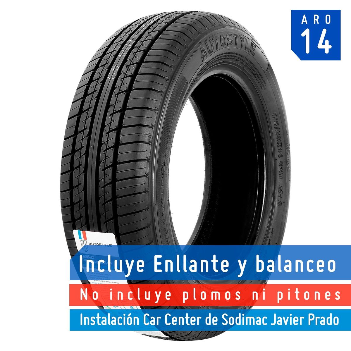 AUTOSTYLE - Llanta Autostyle 175/65R14 82H RP26