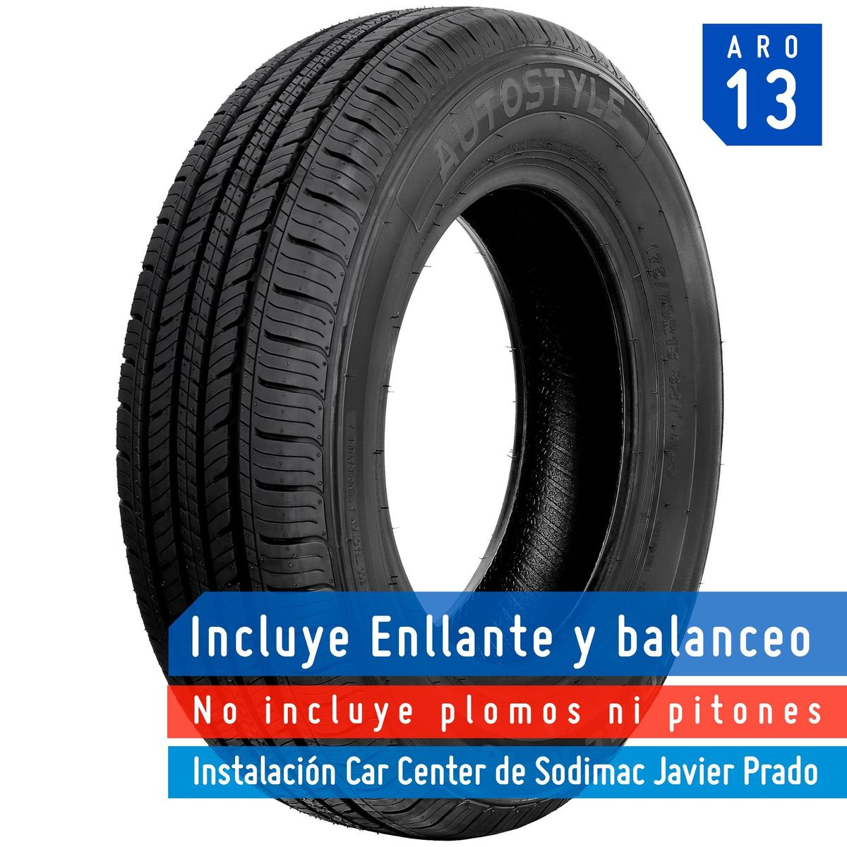 AUTOSTYLE - Llanta Autostyle 175/70R13 82T RP18