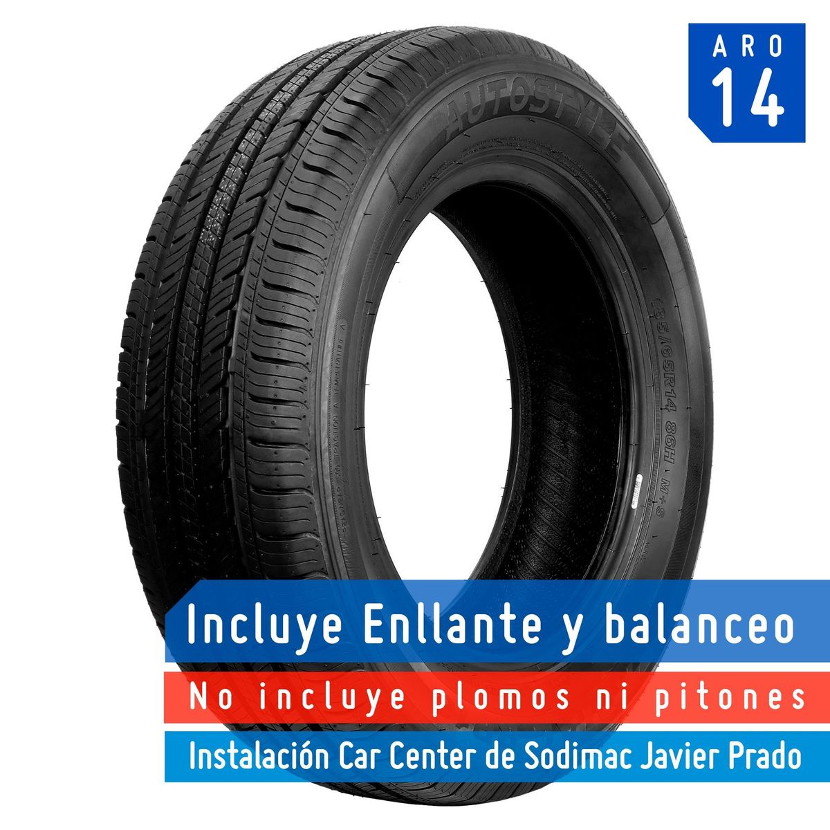 AUTOSTYLE - Llanta Autostyle 185/65R14 86H RP18