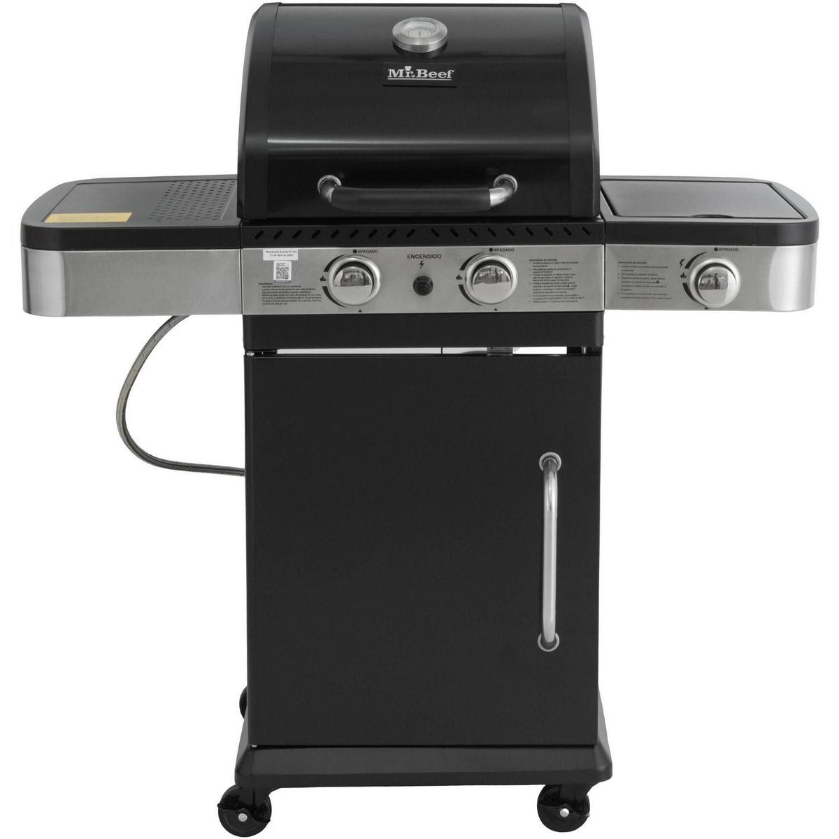 MR BEEF - Parrilla a Gas 56x129x55cm