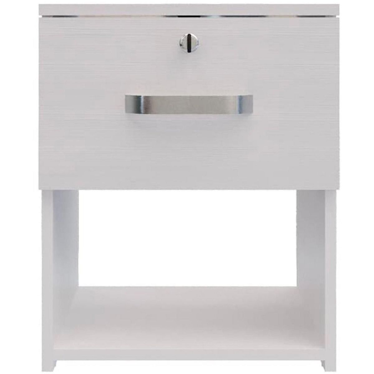 JUST HOME COLLECTION - Velador 1 Cajón Blanco