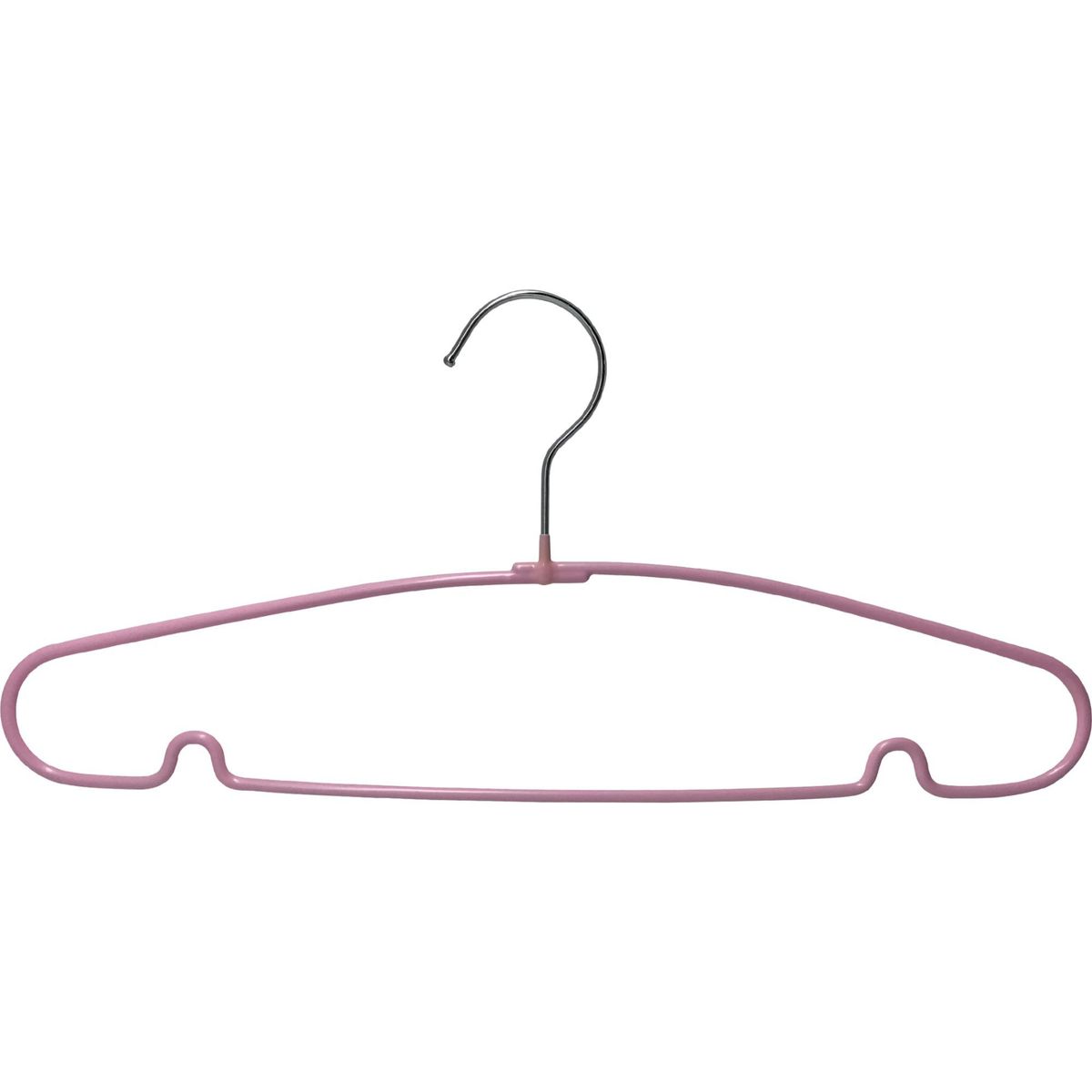 JUST HOME COLLECTION - Set 10 Colgadores de Ropa de Metal Rosado