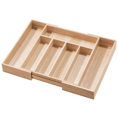Organizacin de utensilios de madera Extendible
