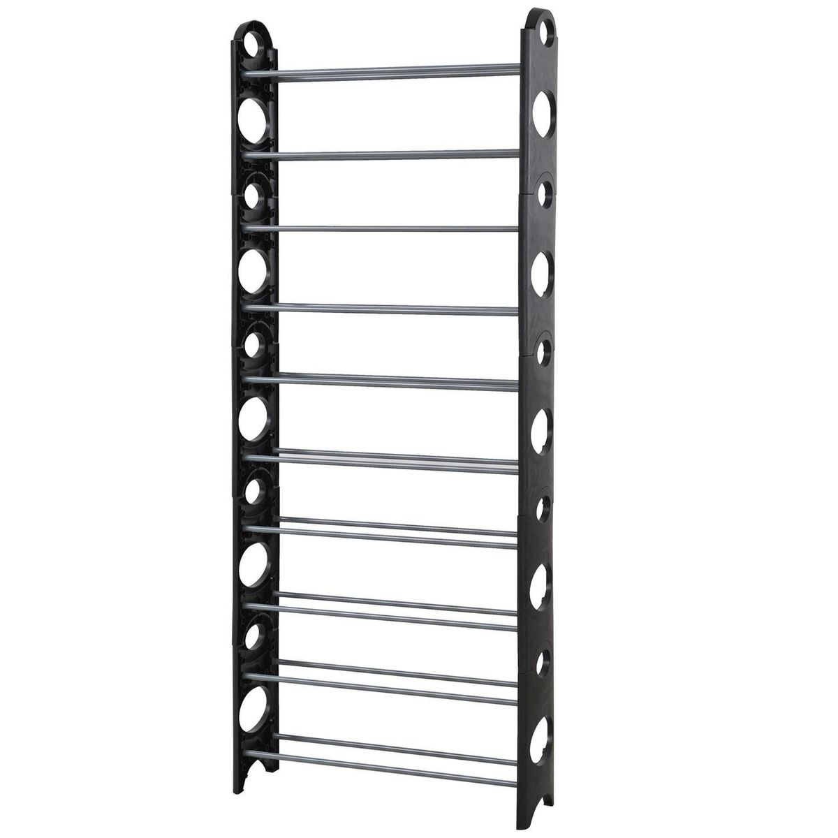 JUST HOME COLLECTION - Organizador de Zapatos 10 Niveles Negro