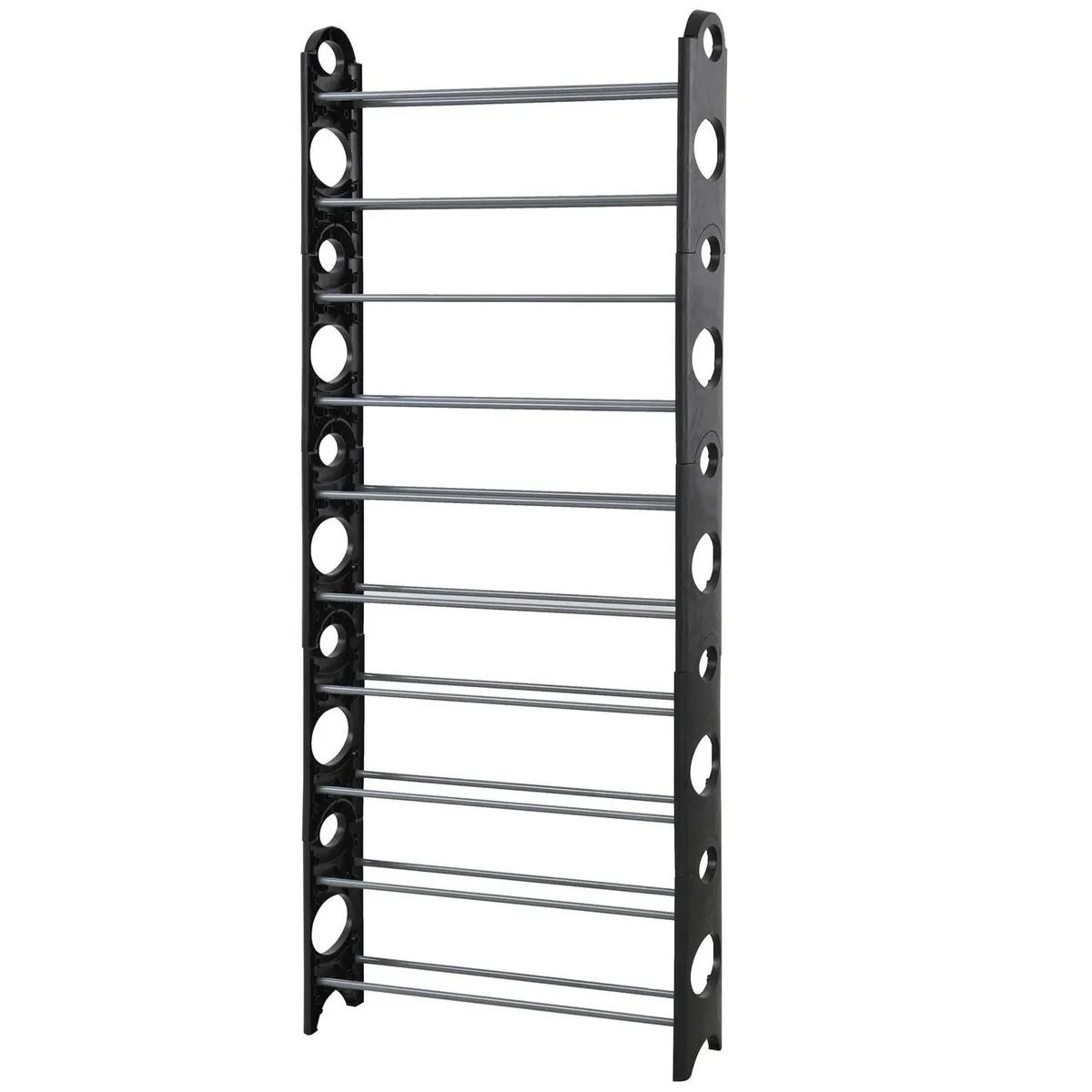 JUST HOME COLLECTION - Organizador de Zapatos 10 Niveles Negro