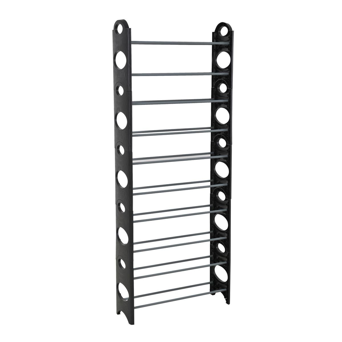 JUST HOME COLLECTION - Organizador de Zapatos 10 Niveles Negro