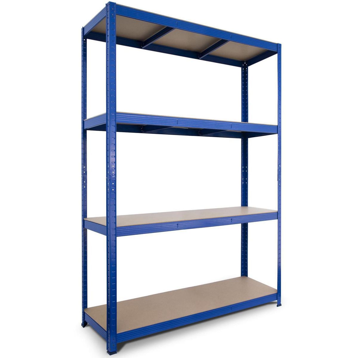 FIXSER - Estante Metal 4 Niveles 192x120x50cm 1200 kg Azul