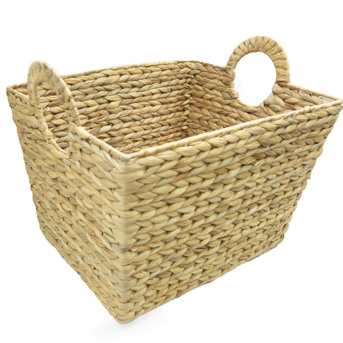 JUST HOME COLLECTION - Canasto Fibra Tejido 43X35X28.5