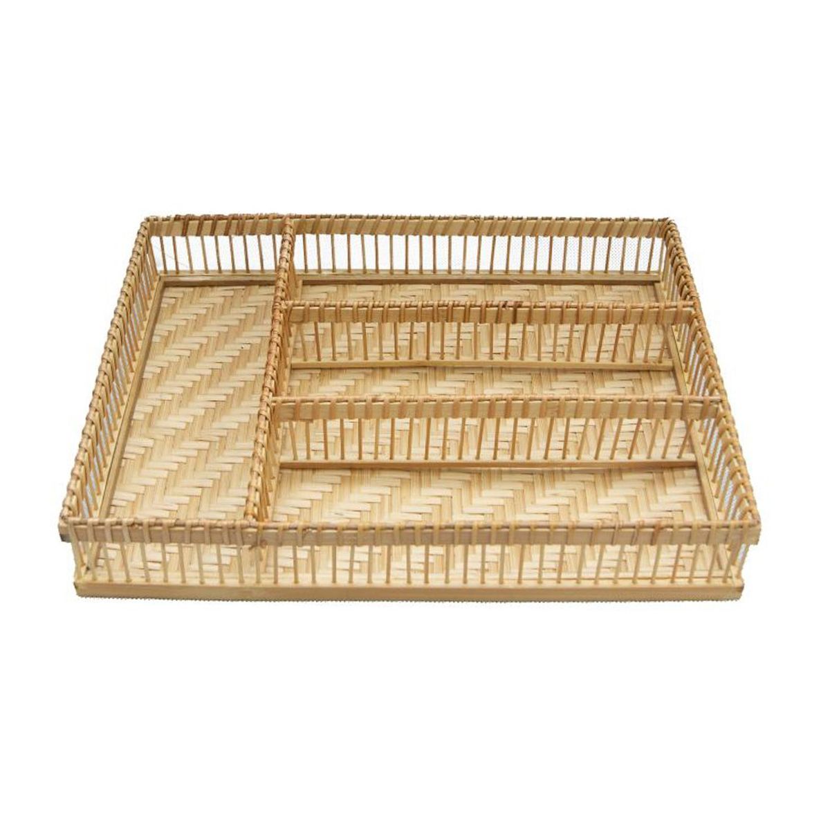 Organizador de Utensilios Natural 36X26X6CM, marca JUST HOME COLLECTION - Foto Principal