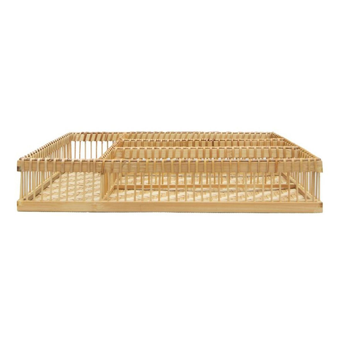 Organizador de Utensilios Natural 36X26X6CM, marca JUST HOME COLLECTION - Foto 2