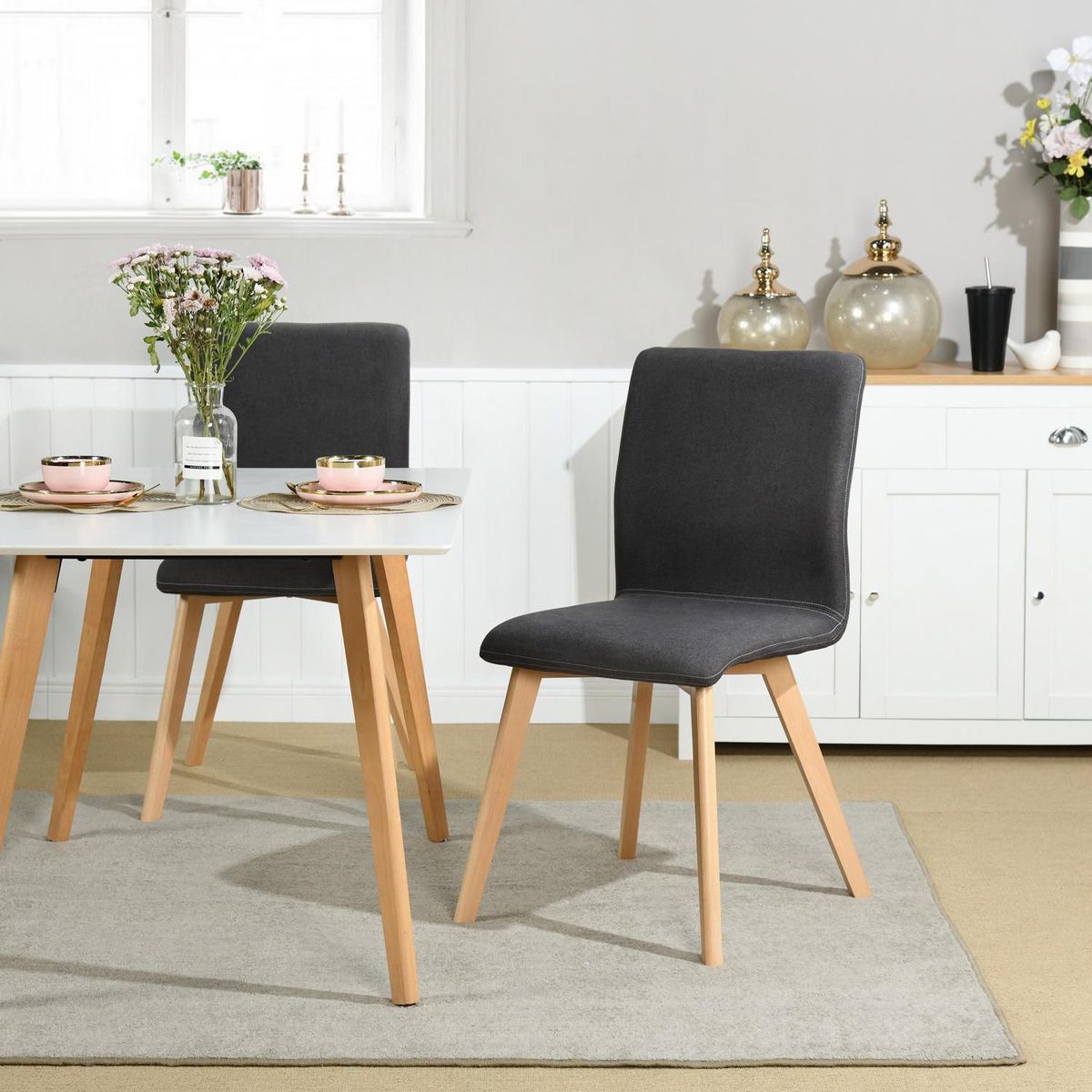 HOMY - Silla de Comedor Nola Negra