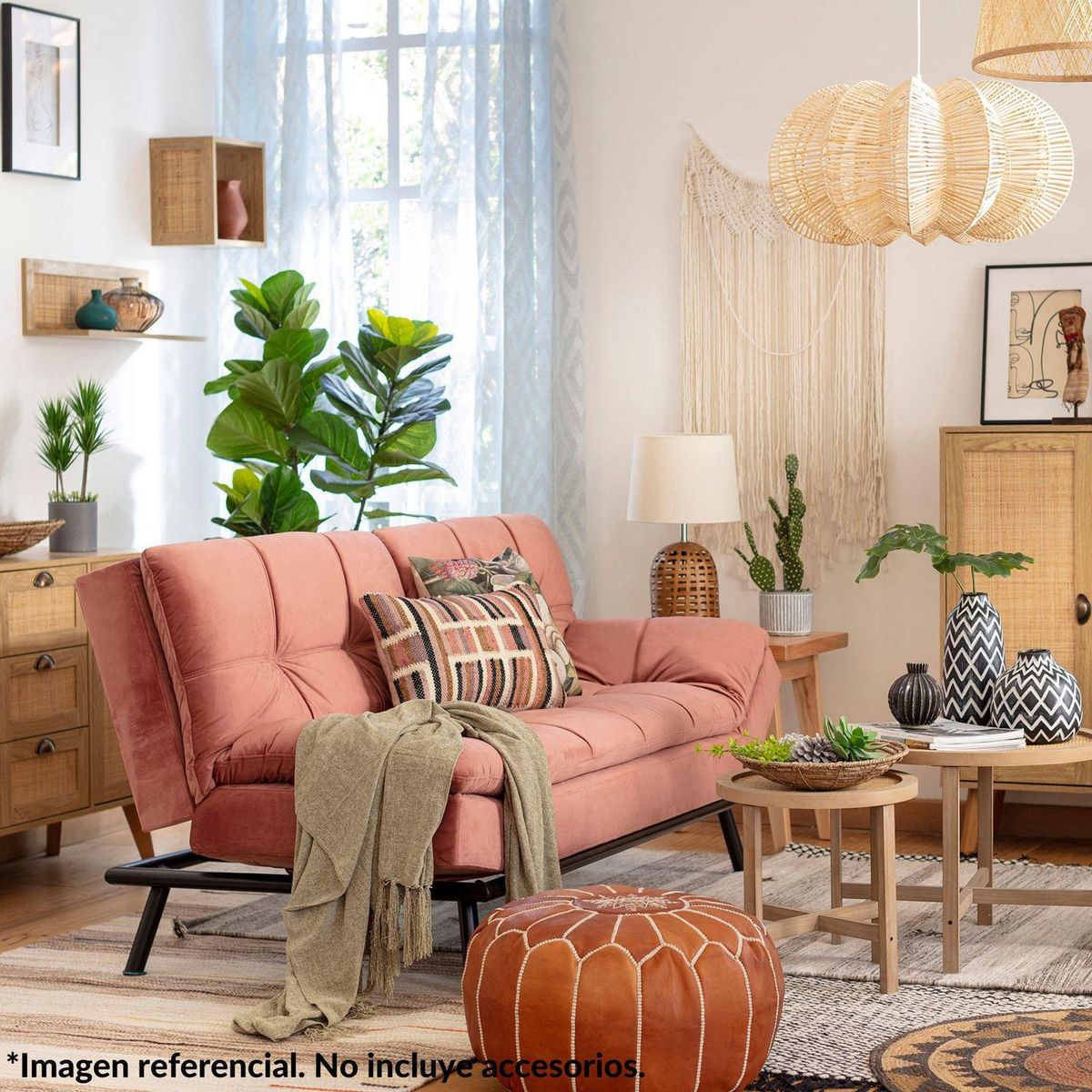 JUST HOME COLLECTION - Sofá Cama 3 Cuerpos Nairobi