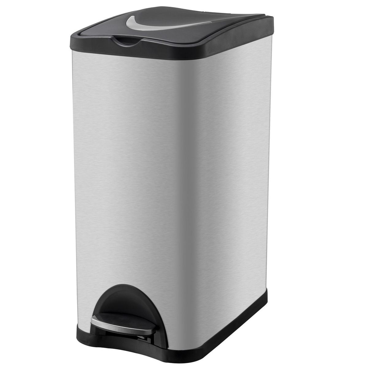 KLEINE WOLKE - Papelera Acero Inoxidable Kleine Wolke Plateado 15 L