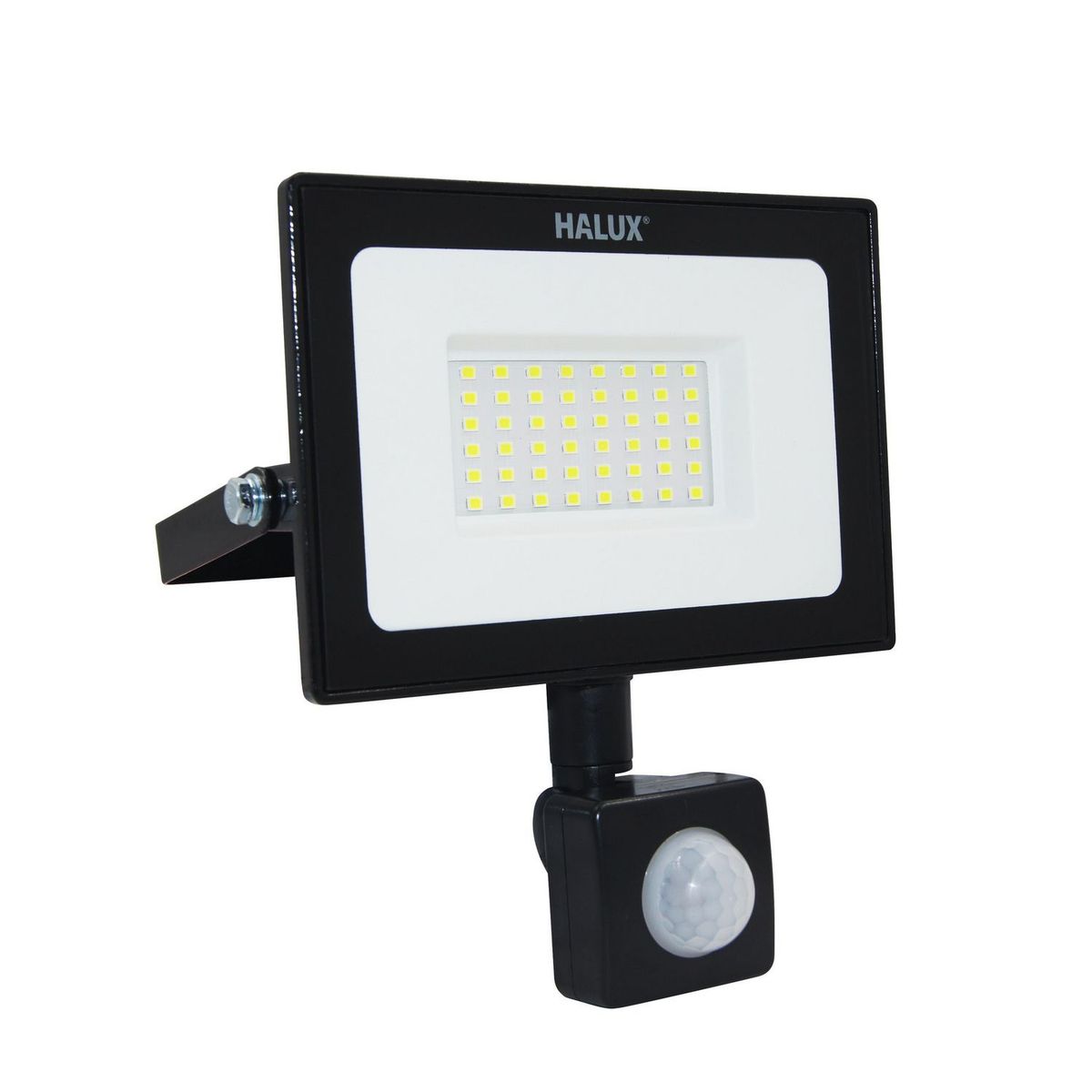 HALUX - Reflector Con Sensor Negro 30W Luz Fría Halux