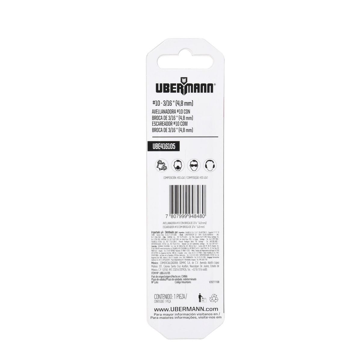 UBERMANN - Broca Avellanar 10-3/16" Ubermann