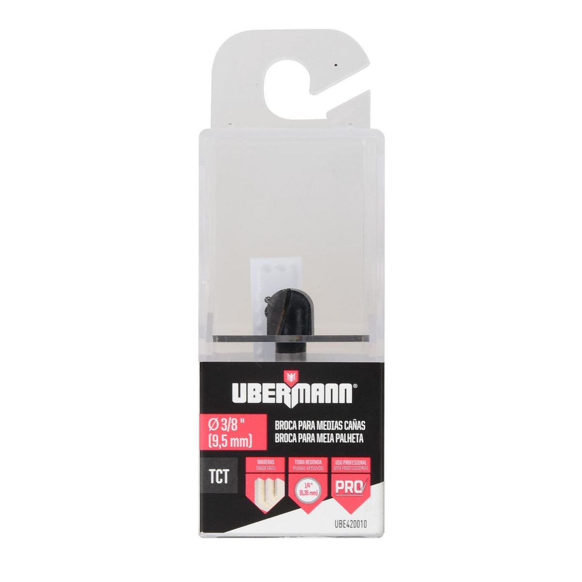 UBERMANN - Fresa Concava 3/8x3/8" Ubermann