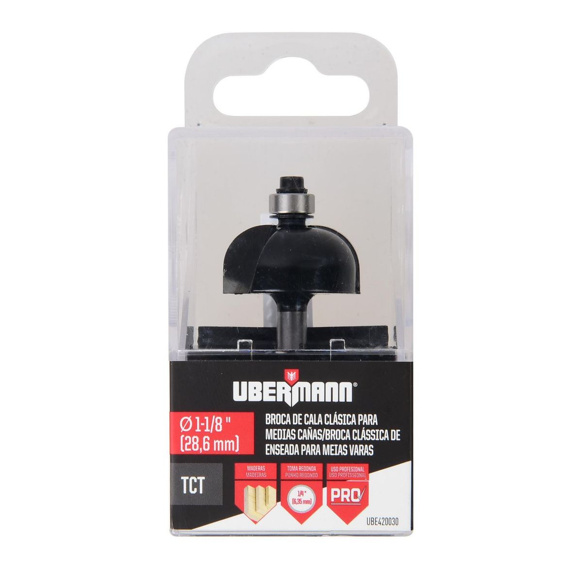 UBERMANN - Fresa Rom 1-1/8x9/16x2-3/16" Ubermann