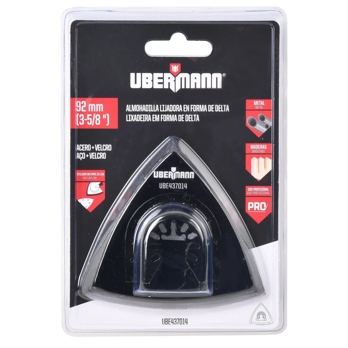 UBERMANN - Base Delta Velcro 92 mm