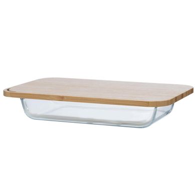 Contenedor Vidrio con Tapa Bamb 1.6L