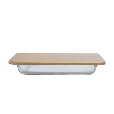 Contenedor Vidrio con Tapa Bamb 2.2L