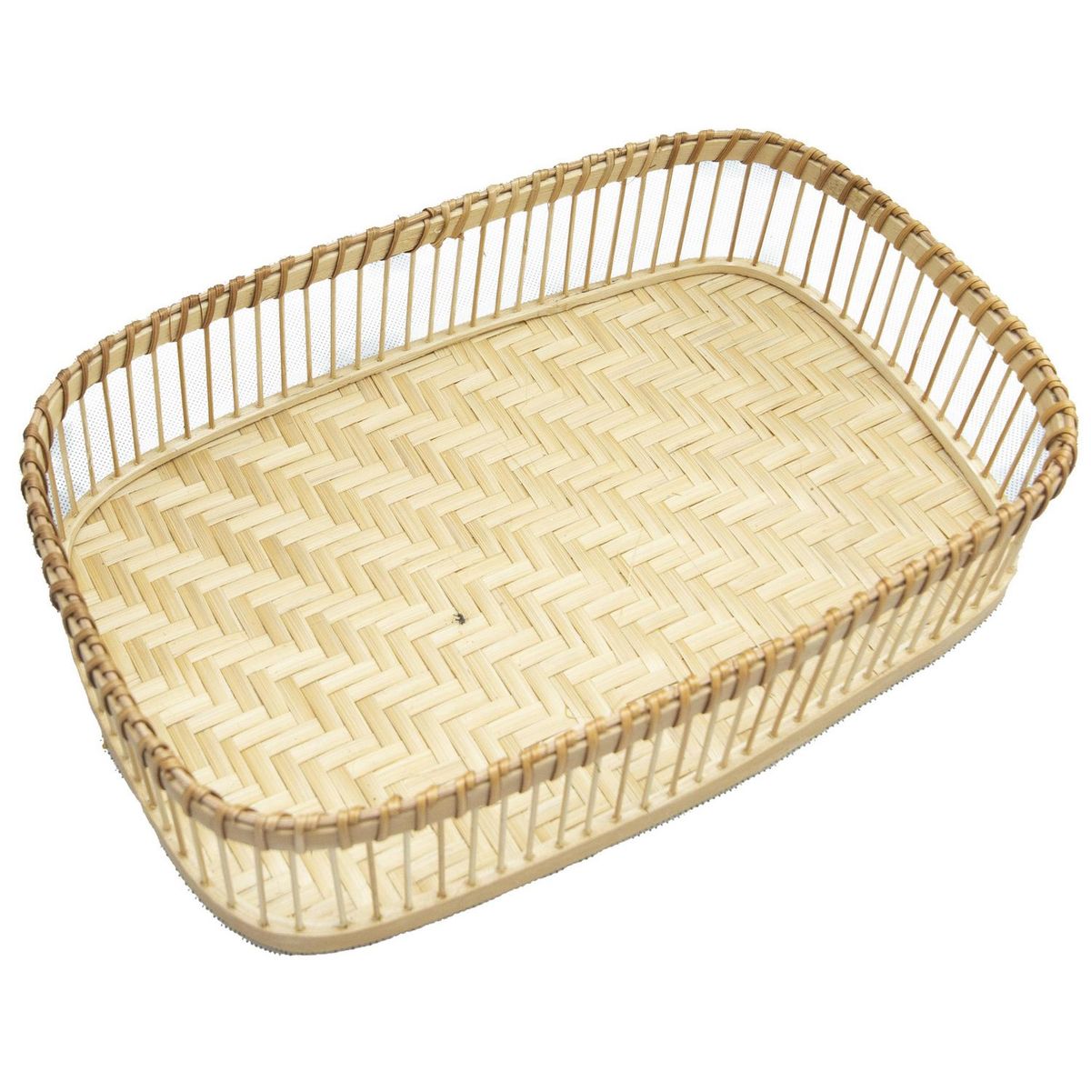 JUST HOME COLLECTION - Bandeja Rectangular Bambú 40x27cm