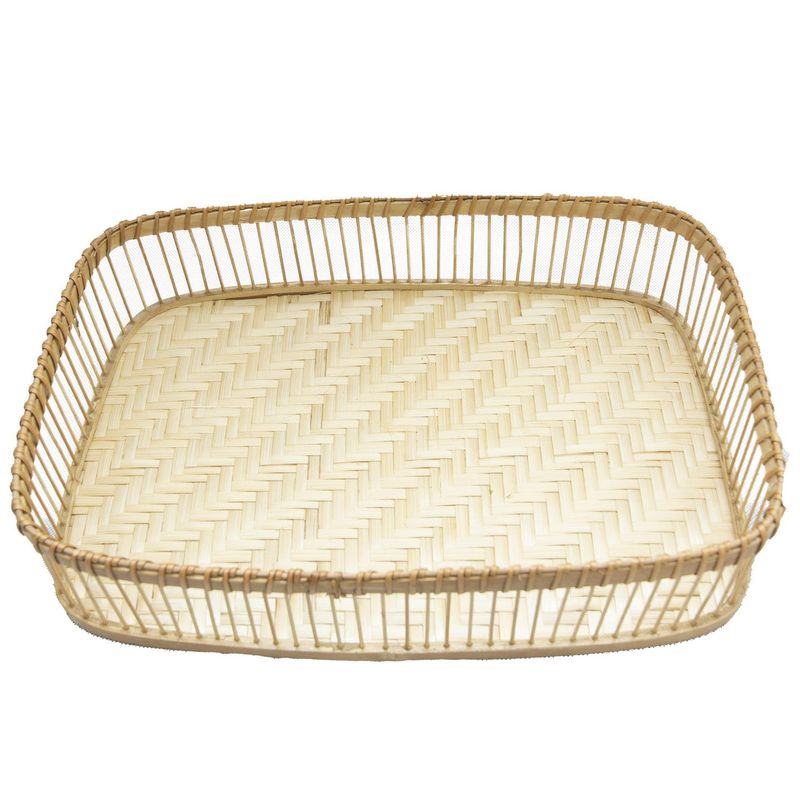 JUST HOME COLLECTION - Bandeja Bambú Rectangular 35x22cm