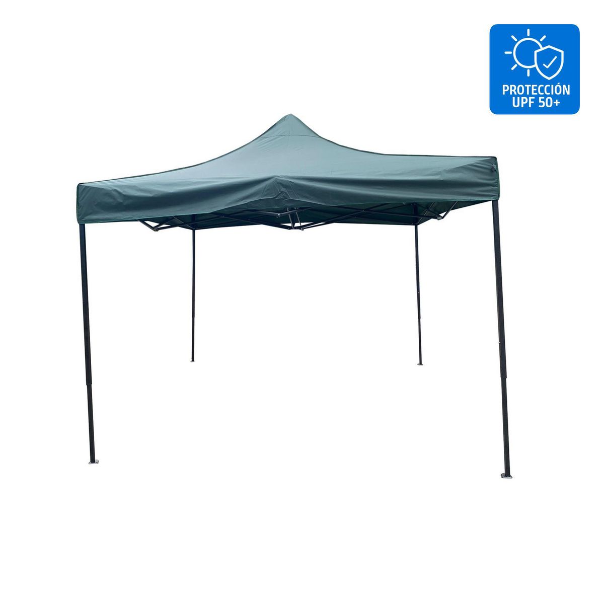 JUST HOME COLLECTION - Toldo Plegable 3x3m Protección UPF 50+ Verde