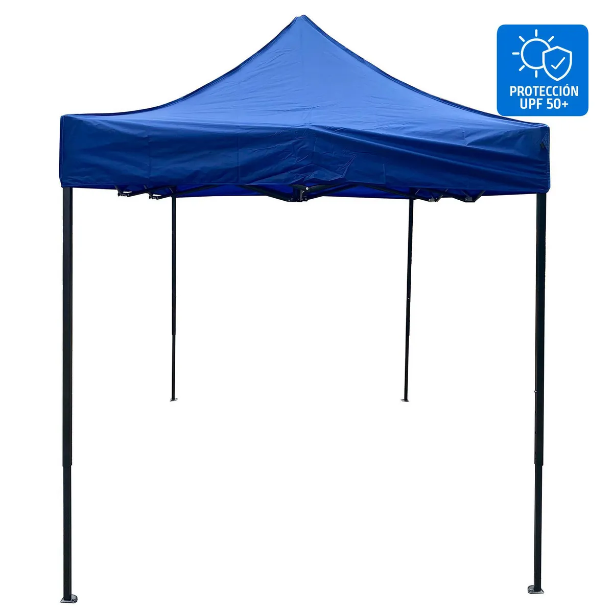 JUST HOME COLLECTION - Toldo Plegable 2x2m Protección UPF 50+ Azul