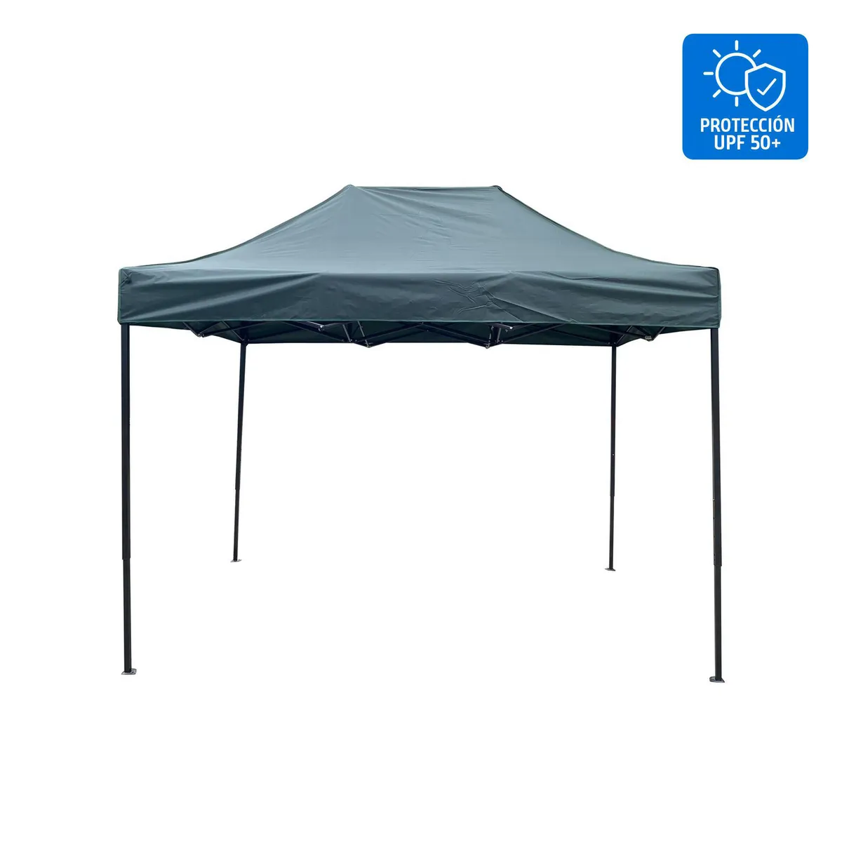 JUST HOME COLLECTION - Toldo Plegable 2x3m Protección UPF 50+ Verde