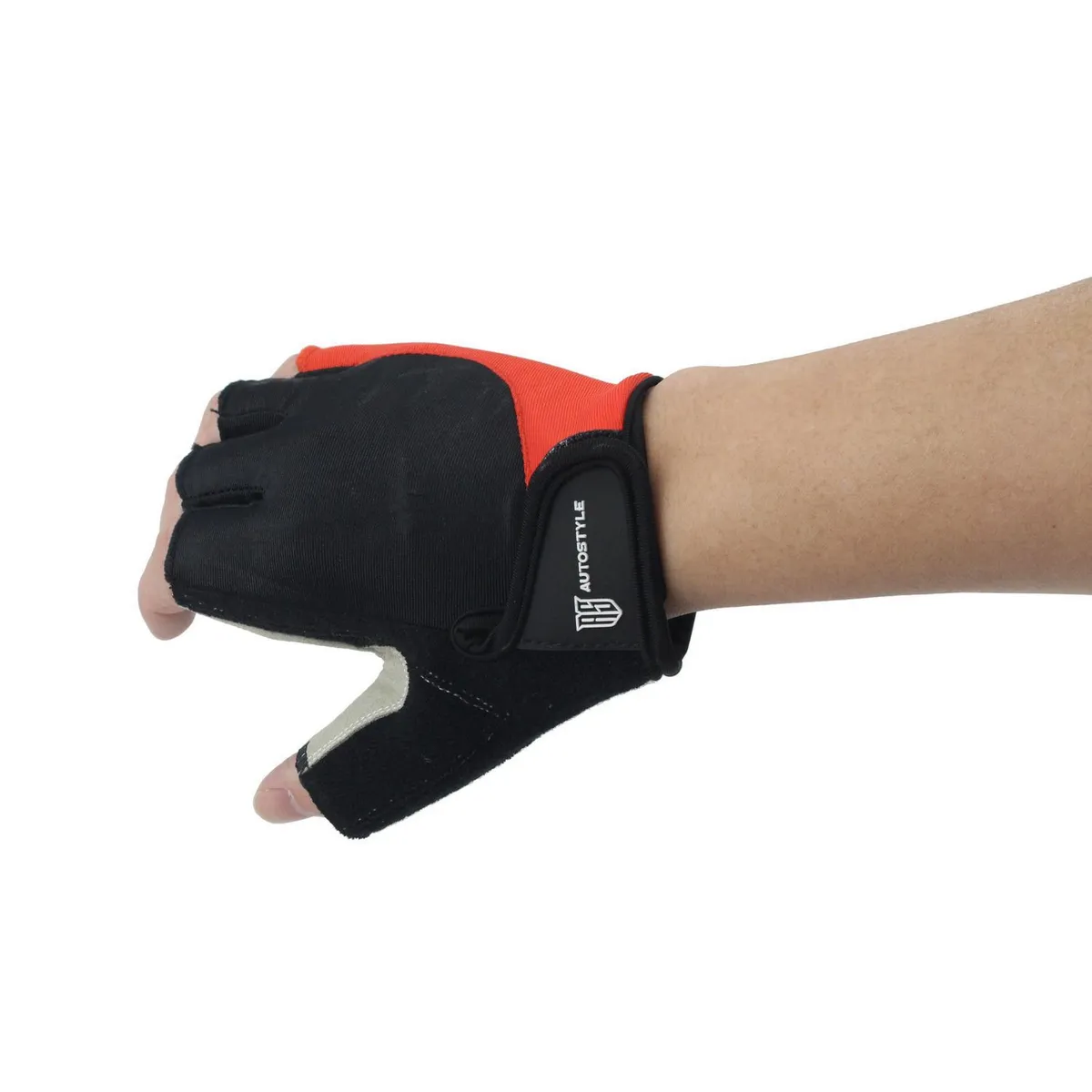 AUTOSTYLE - Guantes sin Dedos Hombre M Gris