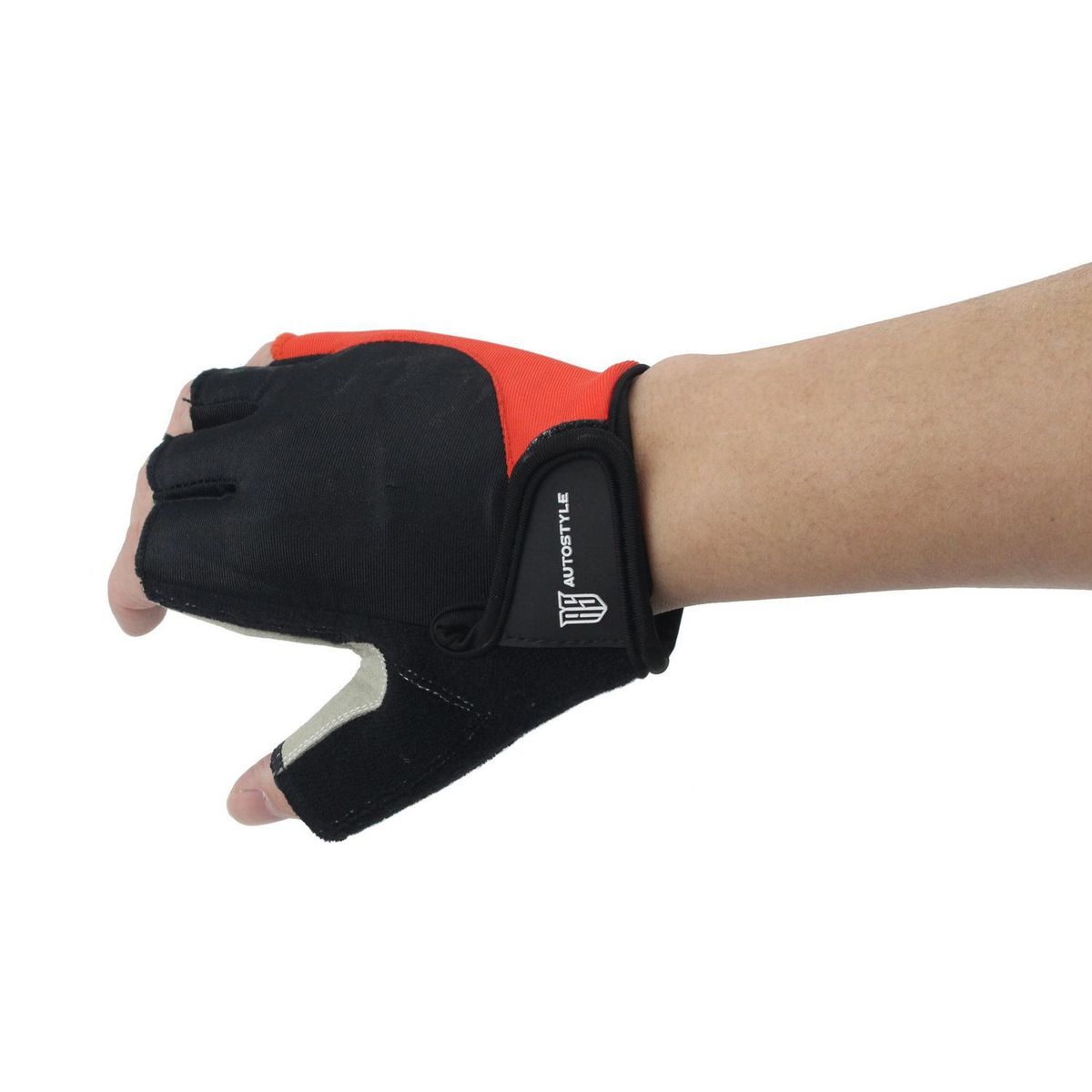 AUTOSTYLE - Guantes sin Dedos Hombre L Gris