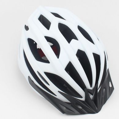 Casco Blanco Bicicle M con Luz