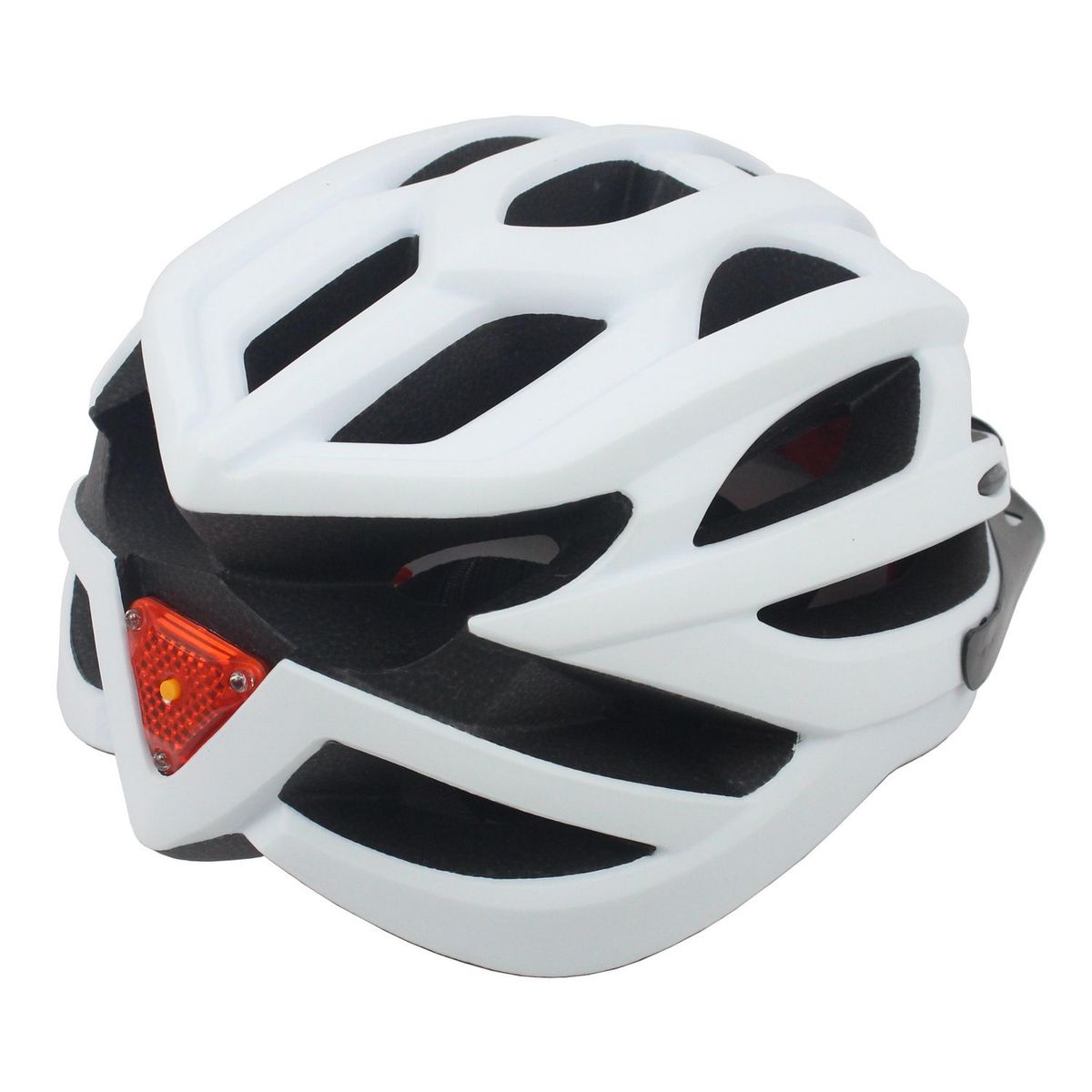 AUTOSTYLE - Casco Blanco Bicicle M con Luz