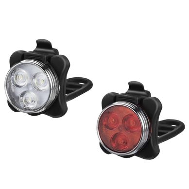 Set 2 Luces Led Recargable Bicicleta