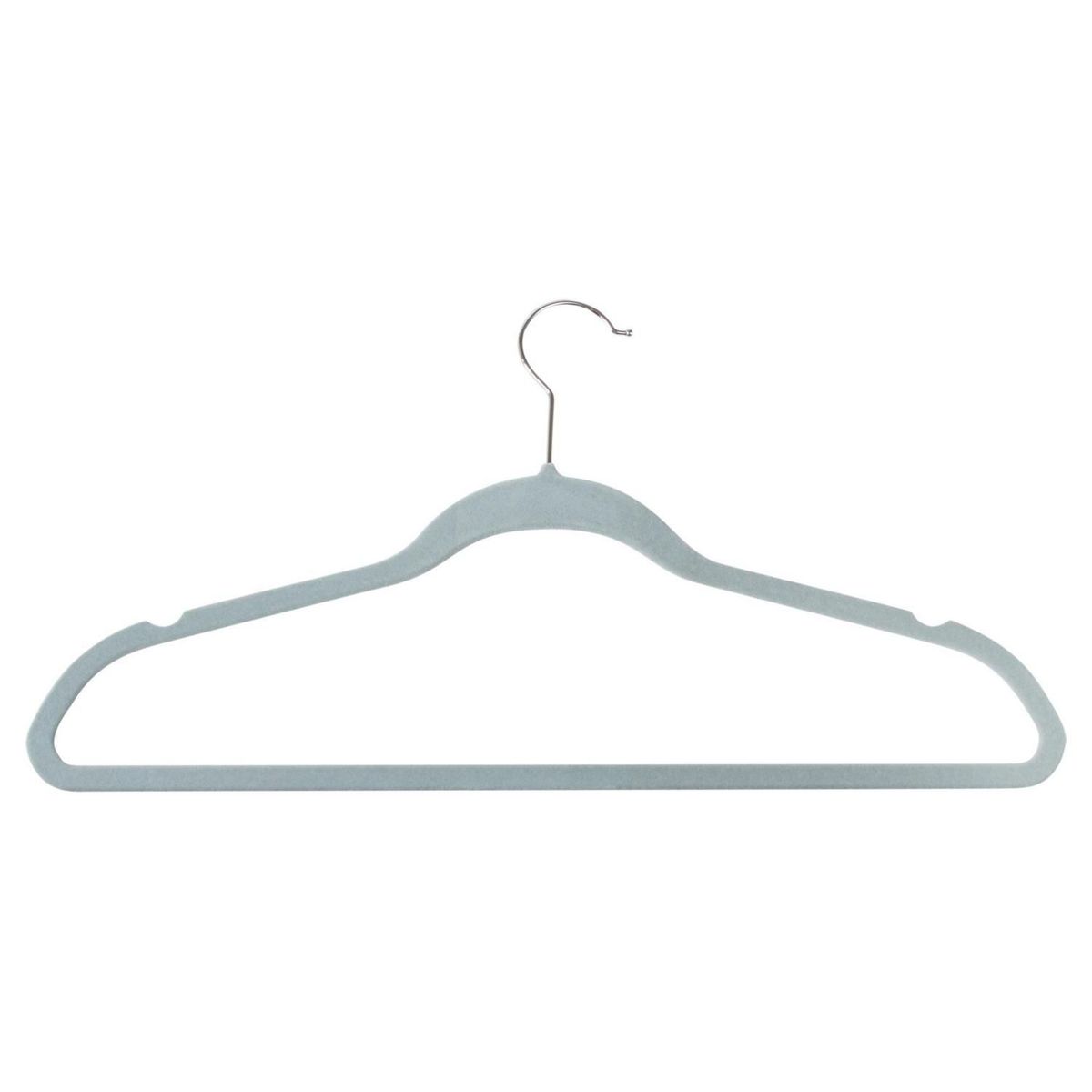 JUST HOME COLLECTION - Set x10 Colgadores de Ropa de Terciopelo Beige