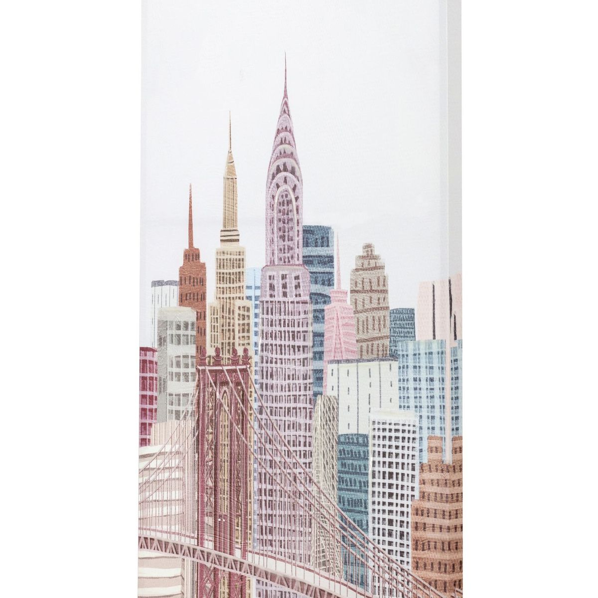 HOMY - Cuadro Canvas Ciudad Sq2 80X120 CM