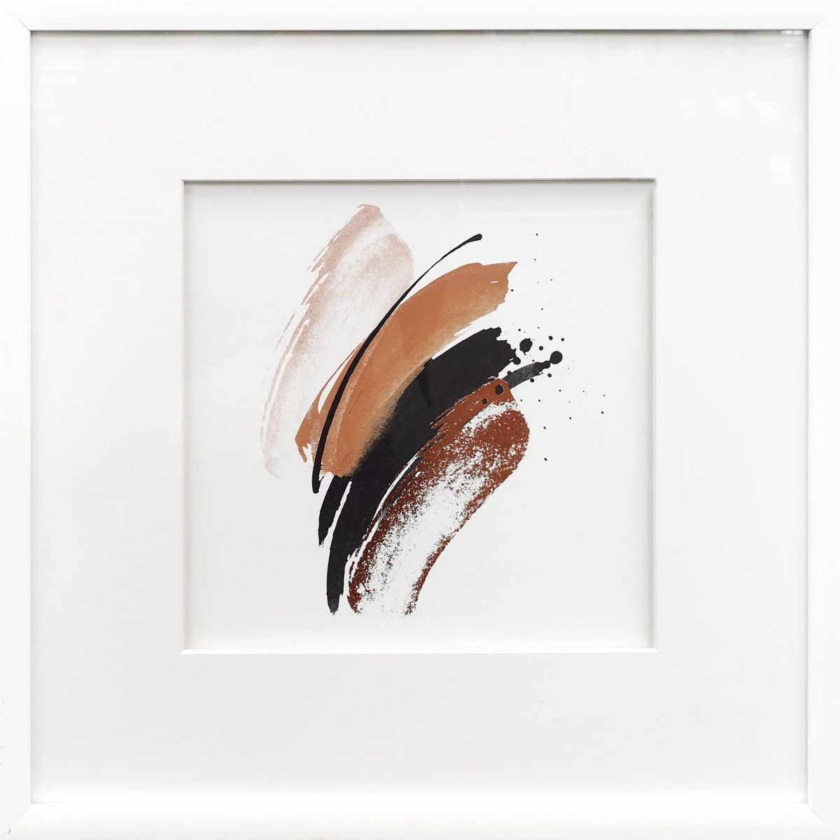 HOMY - Cuadro Cuadrado Brush ABS1 53x53cm