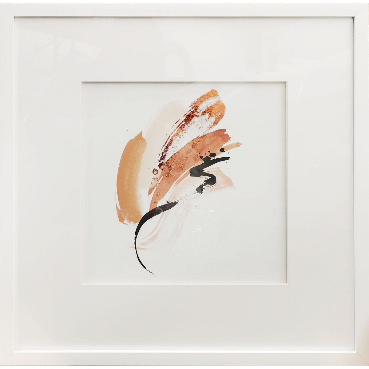 HOMY - Cuadro Cuadrado Brush ABS2 53x53cm