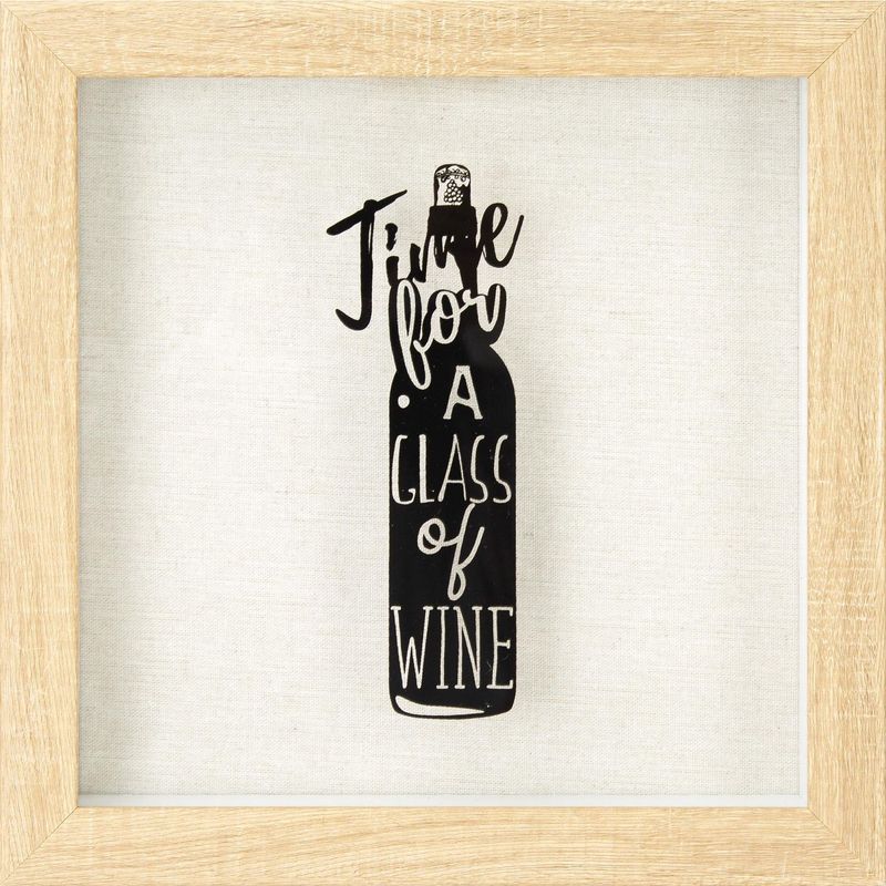 HOMY - Cuadro Cork Wine 29x29cm