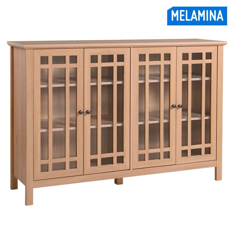 JUST HOME COLLECTION - Vitrina Milan Oak