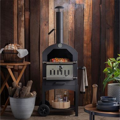 Horno de Pizza a Carbn 64.5x156x50cm
