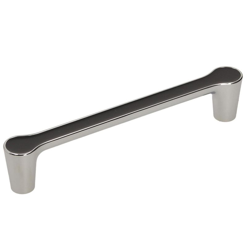 FIXSER - Jalador de Asa Zamak Brillo Negro UU15 128 mm