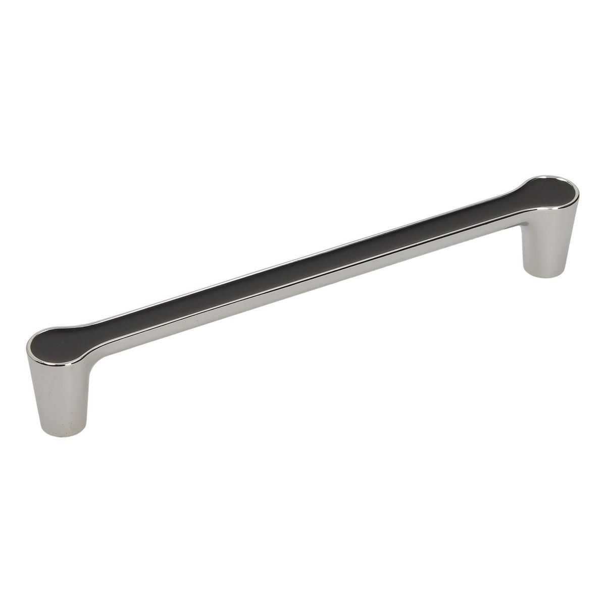 FIXSER - Jalador de Asa Zamak Brillo Negro UU15 160 mm