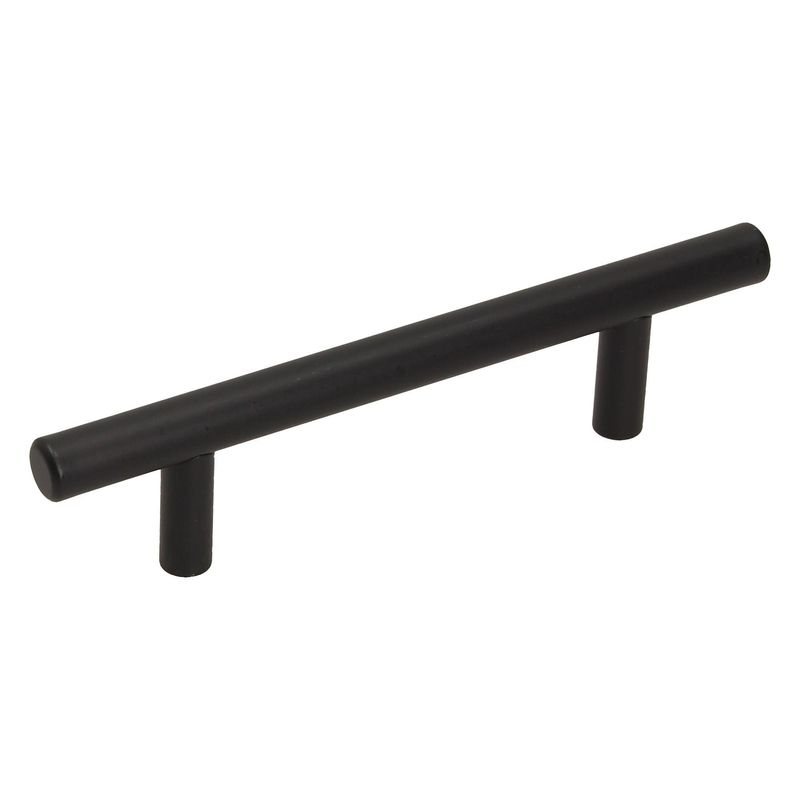 FIXSER - Tirador de Asa Acero Inoxidable Negro Mate RE29 96 mm.
