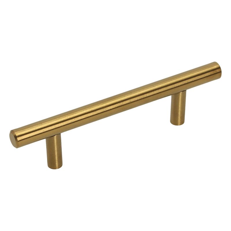 GAMET - Tirador de Asa Acero Inoxidable Oro Mate RE29 96 mm.