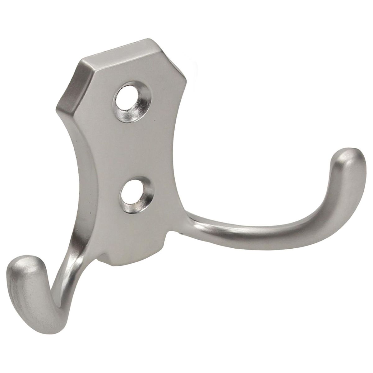 GAMET - Colgador Doble Doble ZAMAK Cromo Mate