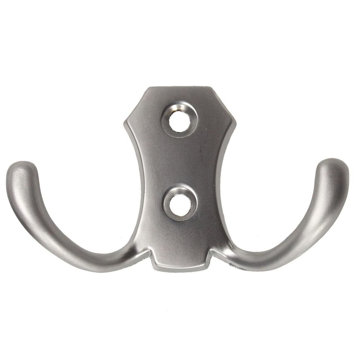 GAMET - Colgador Doble Doble ZAMAK Cromo Mate