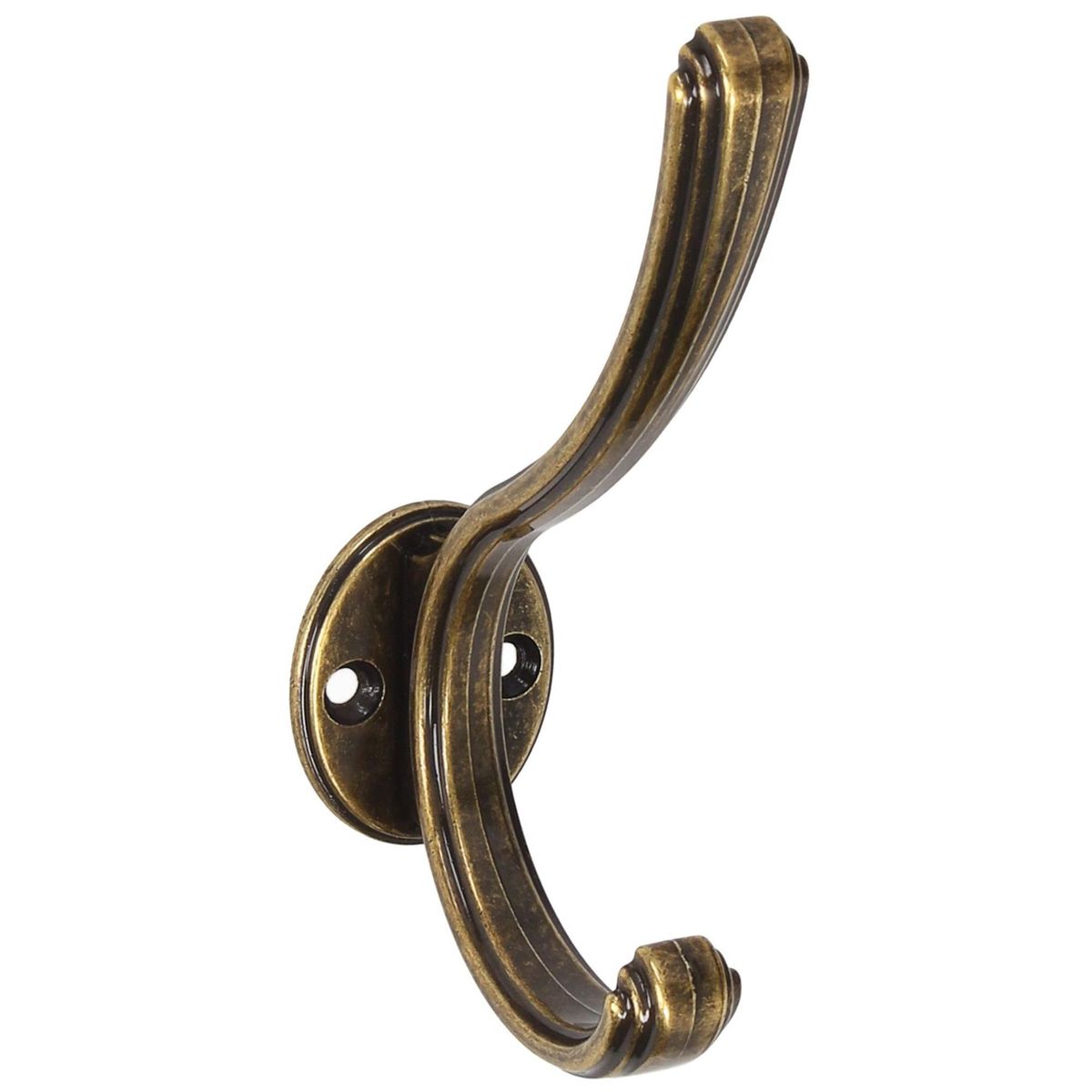 GAMET - Colgador Doble Doble ZAMAK Cuero Viejoo WR45